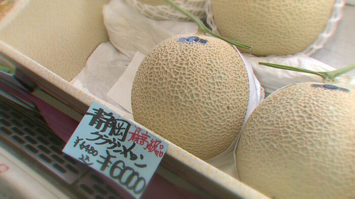 1玉6000円 静岡クラウンメロン