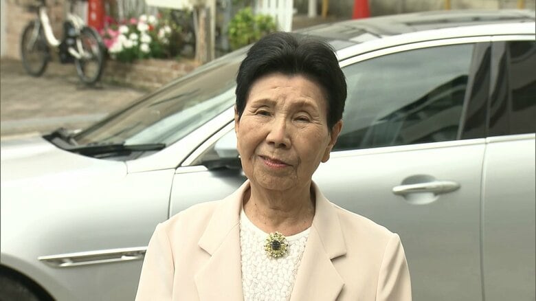 袴田ひで子さん「もういい加減にしてもらいたい」　潔白の意味を込め白い装いで弟・巖さんの再審判決を聞くべく地裁へ｜FNNプライムオンライン