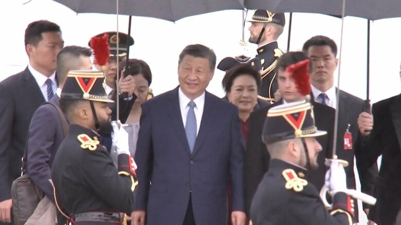 中国・習近平国家主席、ヨーロッパ3カ国歴訪の最初の訪問国・フランスに到着　両国関係の進展などに期待示す｜FNNプライムオンライン