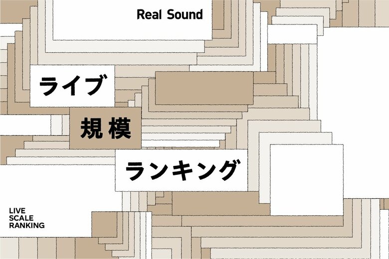 リアルサウンド オリジナルコンテンツ 月間「ライブ規模ランキング」を本格始動