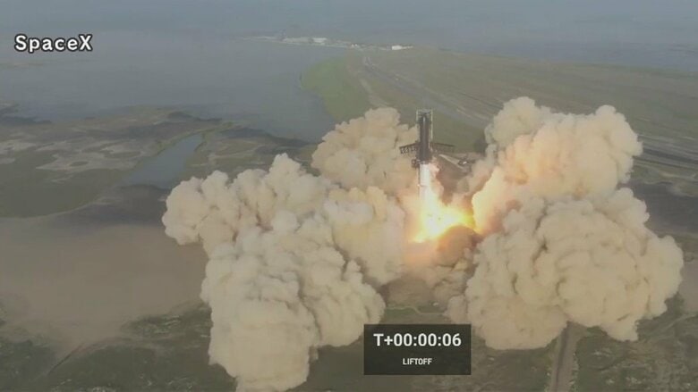 イーロン・マスク氏「エキサイティングな試験おめでとう」スペースXの宇宙船、打ち上げ後爆発「次の打ち上げに向け多くのこと学んだ」｜FNNプライムオンライン