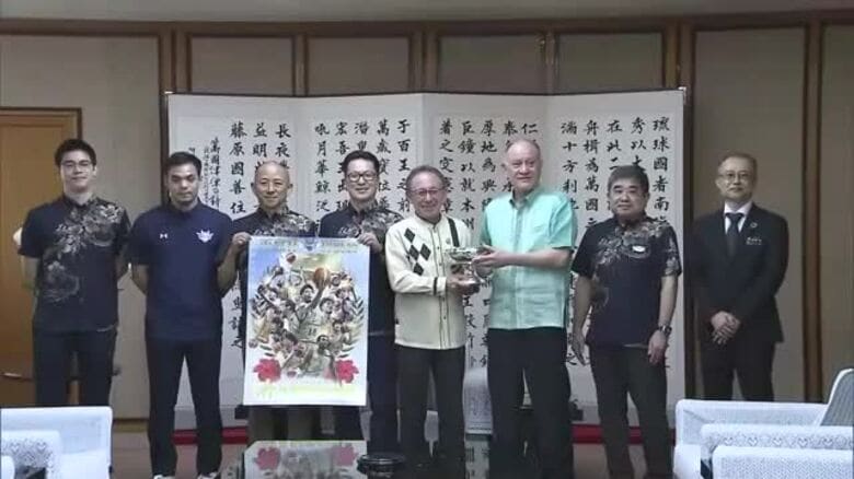 キングスCS進出決定　知事に天皇杯優勝報告｜FNNプライムオンライン