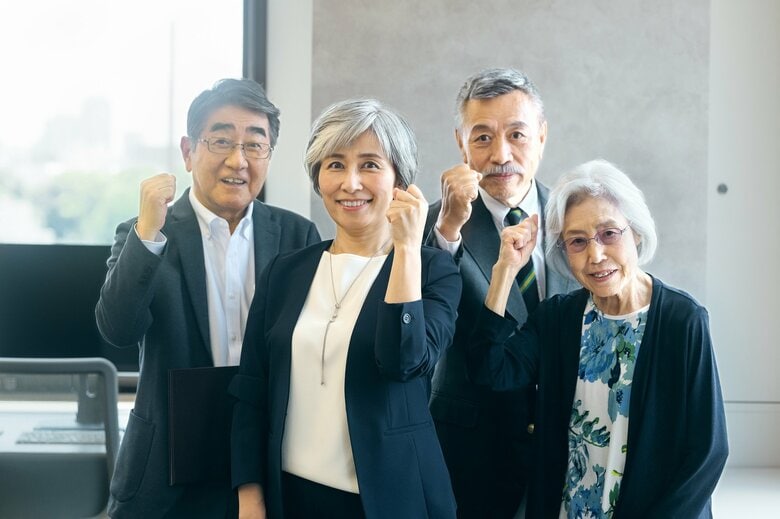 働く高齢者も増えた（イメージ）