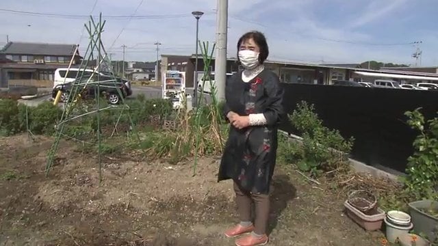 被災したいわき市の自宅で