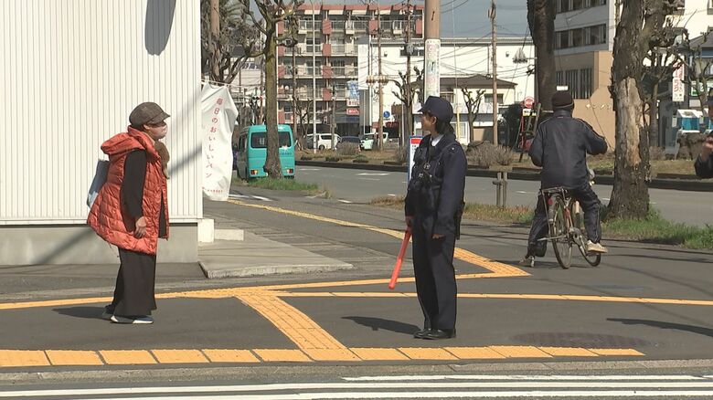 現場で奮闘する黒木悠巡査