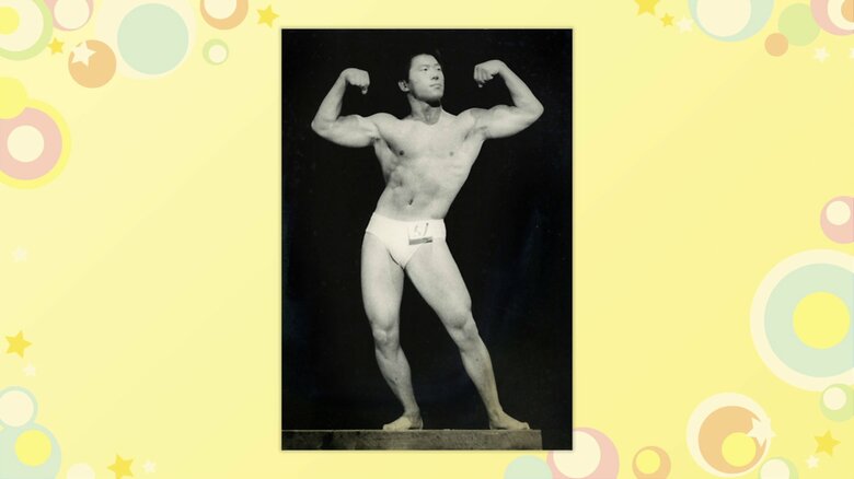 ボディビルにのめり込んでいた学生時代の小畑さん（提供：本人）