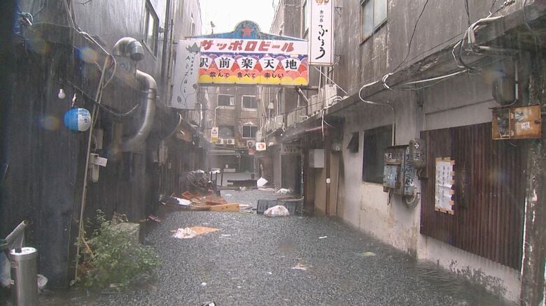 新潟駅前の飲食店街