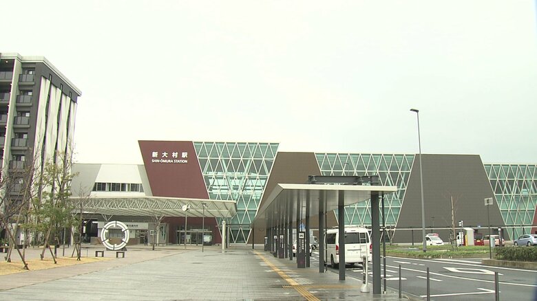 「JR新大村駅」周辺は商業施設が次々と完成