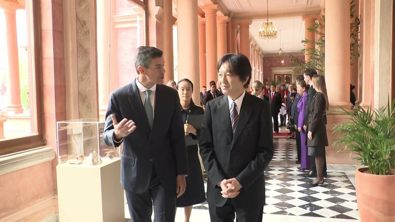 ペニャ大統領を表敬訪問された秋篠宮ご夫妻