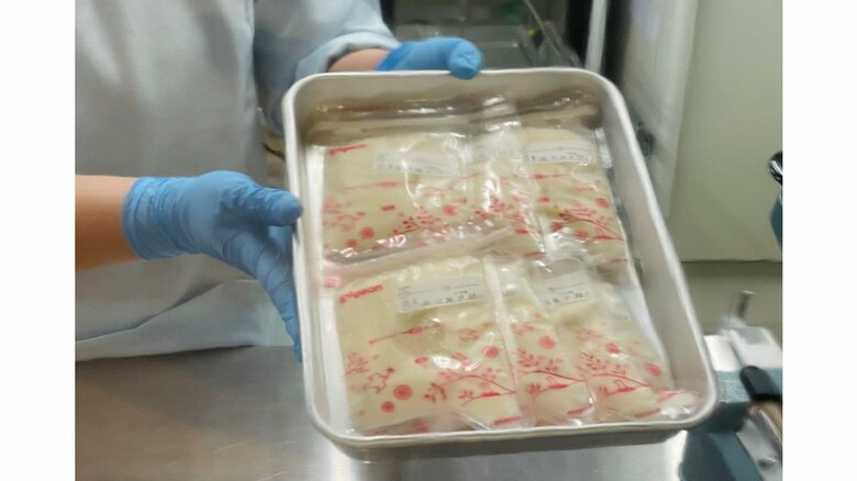 日本母乳バンク協会で管理しているドナーミルク