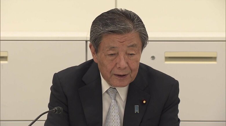 与党検討委員会の森山裕委員長（2024年6月19日）