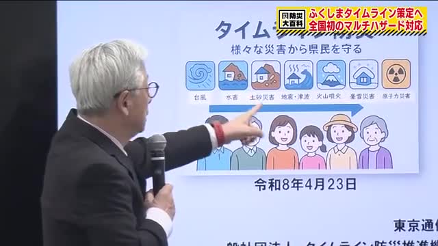 地震・津波・火山・大雪　目指すは全国初のマルチハザード対応の防災行動計画　福島県で本格導入へ