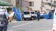 マンションで男性2人刺される　30代～40代とみられる女を現行犯逮捕　面識あったか　現場から刃物3本押収　東京・北区