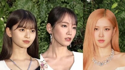 総額約20億円…！吉岡里帆は胸元露わな大胆ドレスで魅了…齋藤飛鳥やUTAら豪華著名人が高額ジュエリーまとい集結