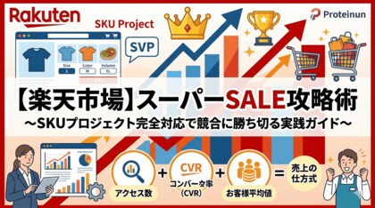 楽天市場：スーパーSALE攻略術_SKUプロジェクト完全対応で競合に勝ち切る実践ガイドを大公開