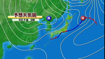 富山県、予想降水量は最大で1時間40ミリ　24時間で120ミリ　活発な雨雲が継続　土砂災害などに警戒