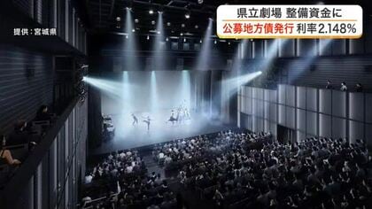 宮城県立劇場の資金調達へ「幕あけボンド」発行　購入は１万円から、返礼品は没入型立体音響の体験会招待