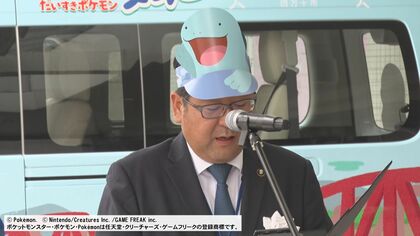 “ヌオー帽”の高知・四万十市長が話題　Xで440万回表示「四万十市にお越しください」