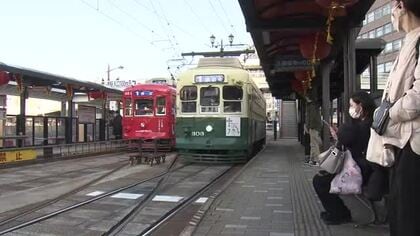 「来るのが少し遅いと思った」路面電車がダイヤ改正 減便と4号系統は全便運休 運行間隔2分ほど長くなる