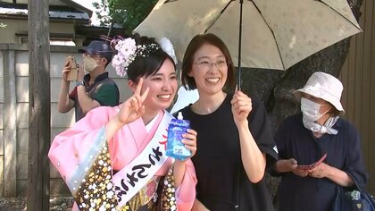 母の背を追いかけて…祭りの華「ミスさんさ踊り」に2度目の挑戦で選出　“美しい踊り”で観客を魅了