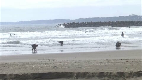 潮干狩りで訪れていた49歳男性が溺れ死亡「意識と呼吸がない」と通報　離岸流が発生しやすい場所で発生　茨城・大洗町