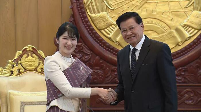 トンルン国家主席を表敬訪問