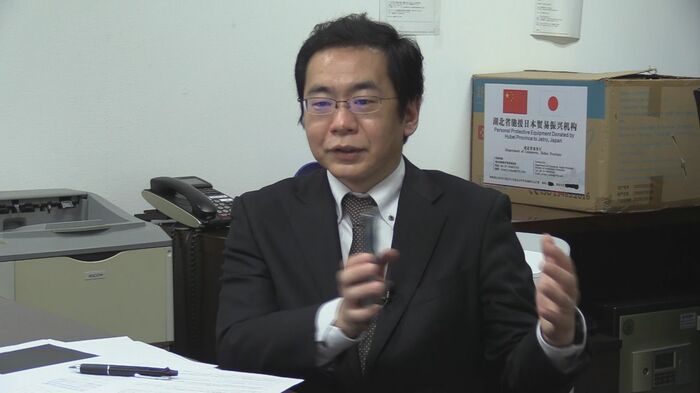 ジェトロ(日本貿易振興機構)武漢事務所の佐伯岳彦所長 武漢在住日本人有志とともに情報収集に奔走した