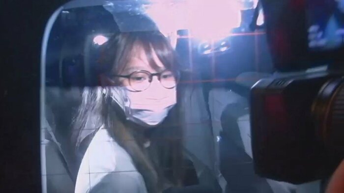 周庭さんが逮捕された際の映像は世界に拡散した