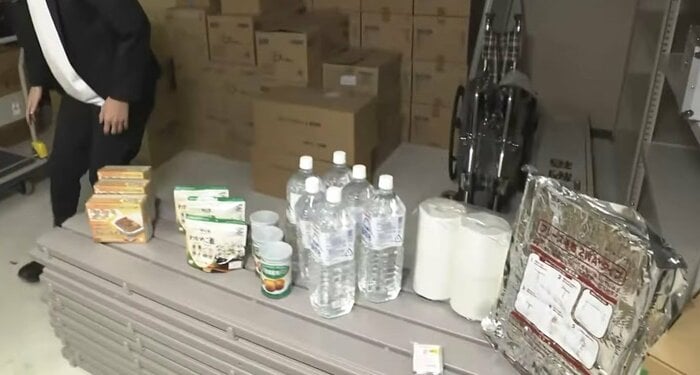 約1700人分の備蓄を分散保管