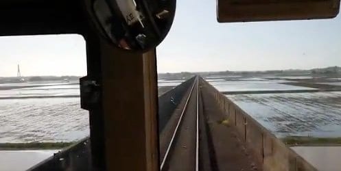 4月23日午前の時点の風景(提供:鹿島臨海鉄道)