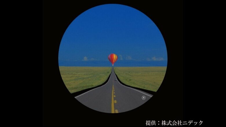 眼の検査で機器覗き込むと見える「あの気球の絵」実は写真とイラストの合成画像だった 試作では飛行機の案も｜FNNプライムオンライン