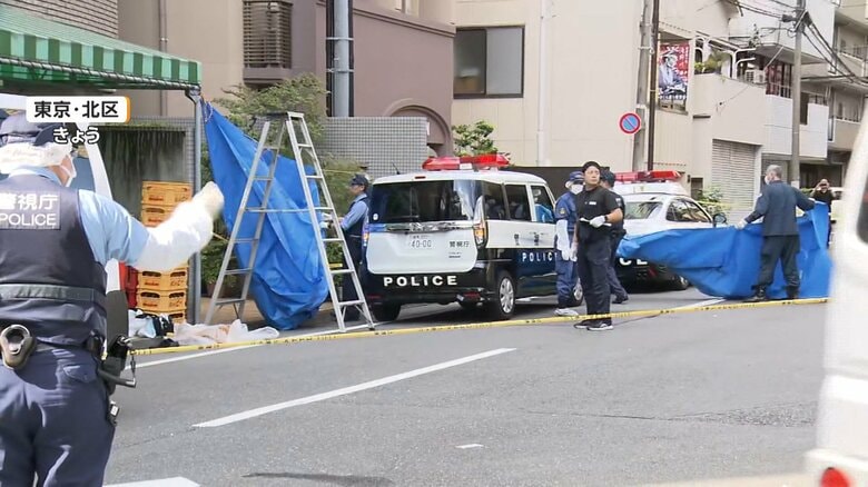JR板橋駅近くのマンションで男性2人刺される 30代~40代とみられる女を現行犯逮捕 刃物3本押収、3人は面識あったか|FNNプライムオンライン