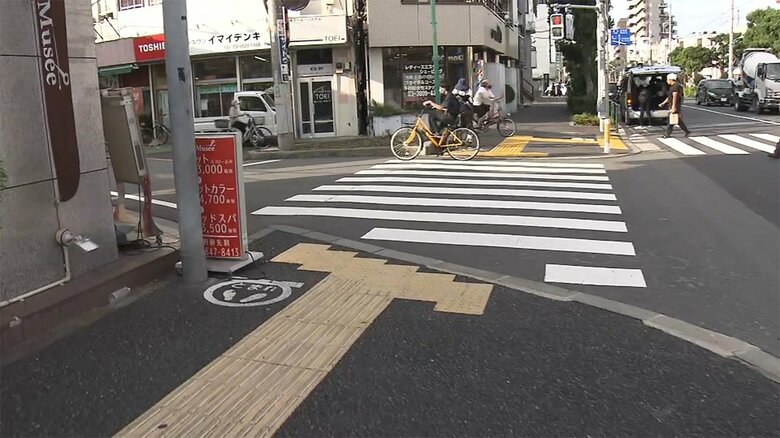 赤ちゃんが連れ去られようとした現場(午後3時半ごろ 東京・足立区)