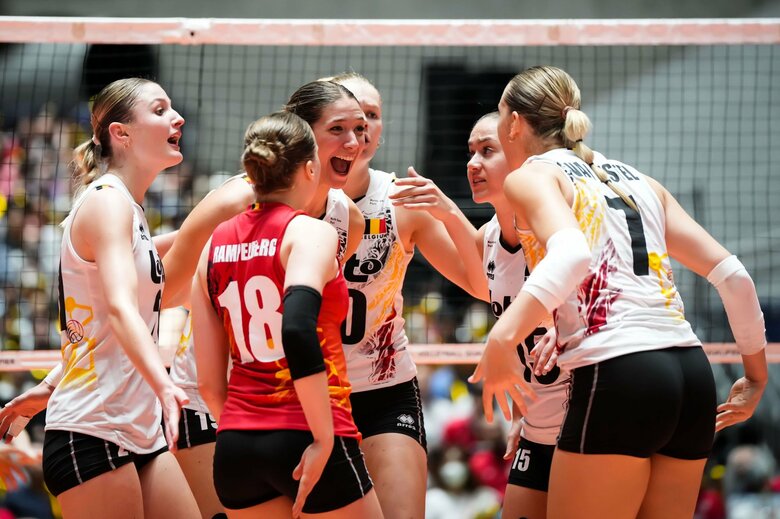 実力を伸ばしてきたベルギー(写真:©️FIVB)