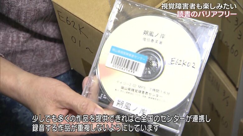 録音図書もCD化が進む
