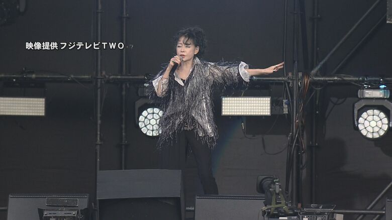 中森明菜　1日目出演の様子