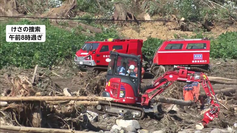 石川・輪島市での捜索の様子