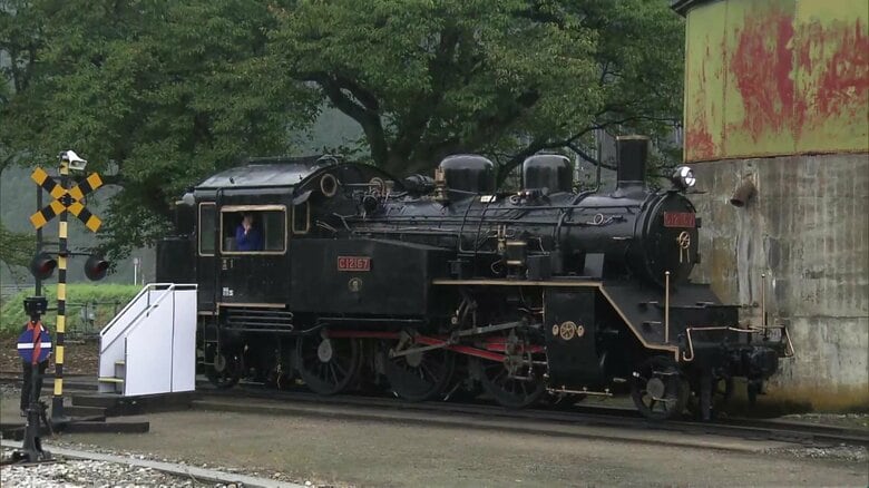 SLに体験乗車される（鳥取・若桜町）
