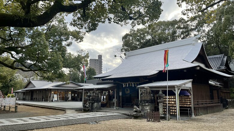 諫早神社のキャッチフレーズは「神社だから、できること」
