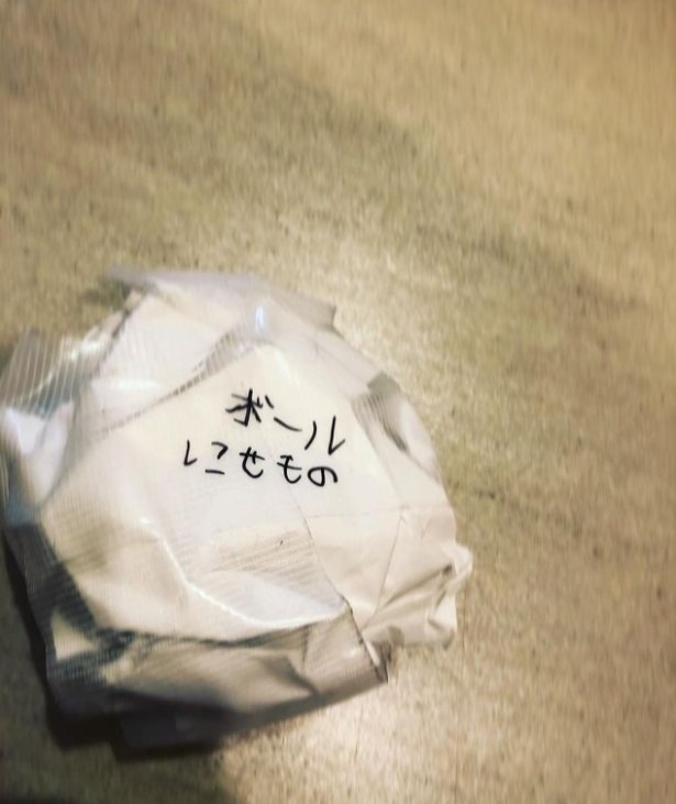 気になる「ボールのにせもの」（画像：@re_ring2013 より）