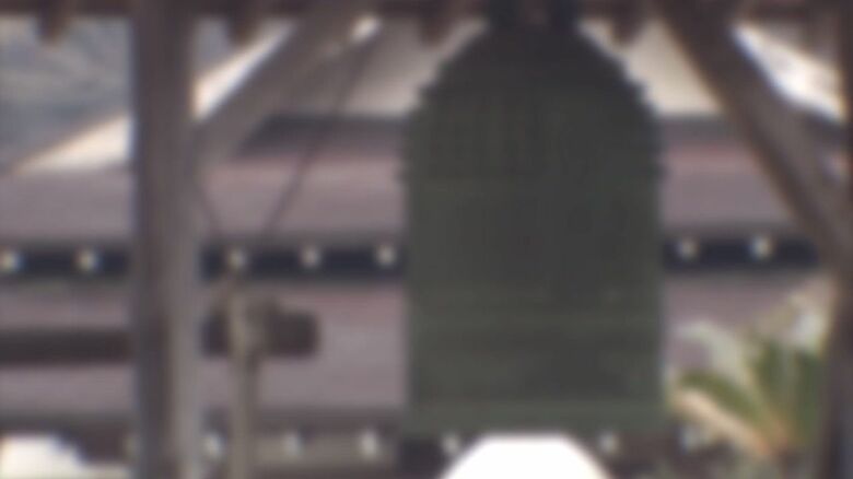 男性僧侶の寺（映像を加工しています）