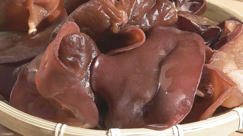 「キクラゲ」肉厚でぷりぷりした食感が特徴