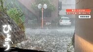 【猛威】｢うわっやばすぎる｣突然都内で大粒ひょう…車はボコボコ、ミラーも破損　3連休も全国で不安定な天気に警戒