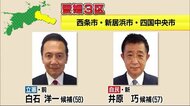 衆院選公示 県内候補の“第一声” 愛媛3区は現職・新人の一騎打ち 唯一の野党議席の行方は【愛媛】