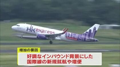 高松空港の２０２４年度利用者数が過去最高に　円安など影響し好調なインバウンド需要が背景に【香川】