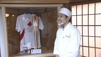 閉店危機のソバ屋引継ぎ1年　「地域の未来つなぐ」店長が聖火ランナーに…店は大繁盛、行列も【岡山発】