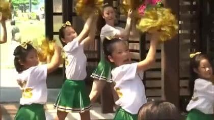 氷見で能登の復興応援イベント　チアの子どもたちが自分たちで考えたダンスで会場沸かせる