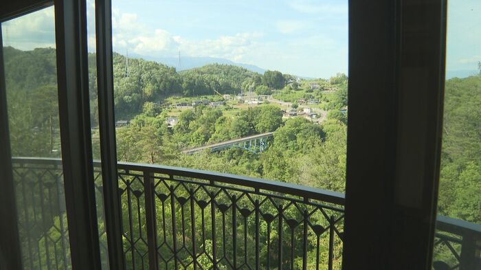 旅館から見える景色