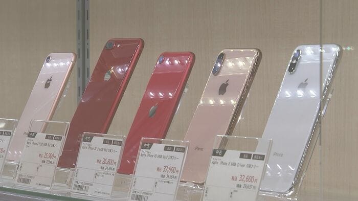 iPhoneも中古も人気