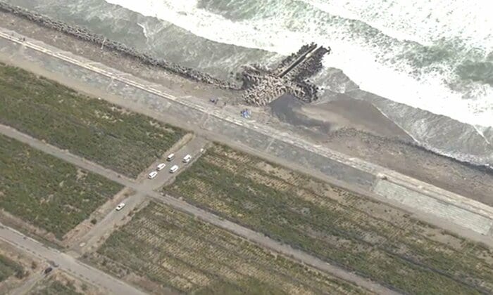 現場となった岩沼市の海岸